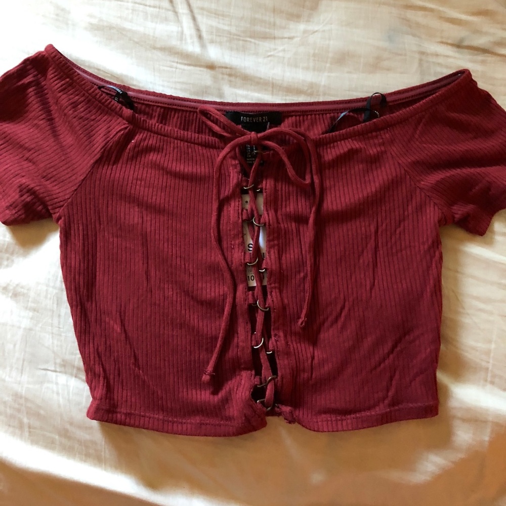 Red Crop Top - Forever 21 NWT!